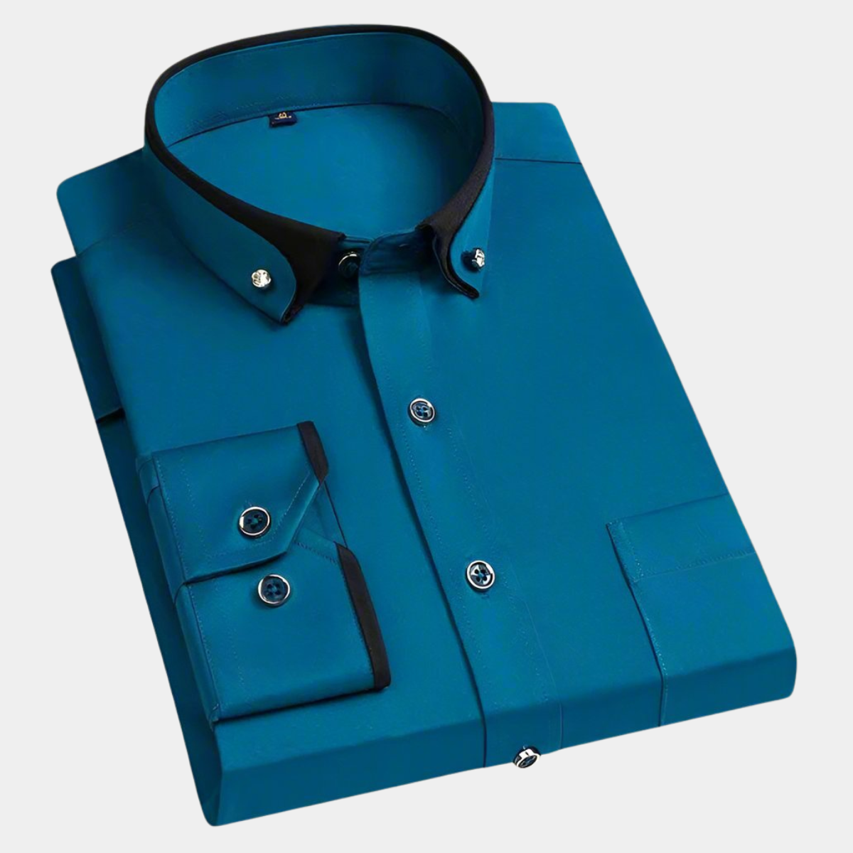 Saazoo | Men's Long Sleeve Cotton Blend Classic Shirt