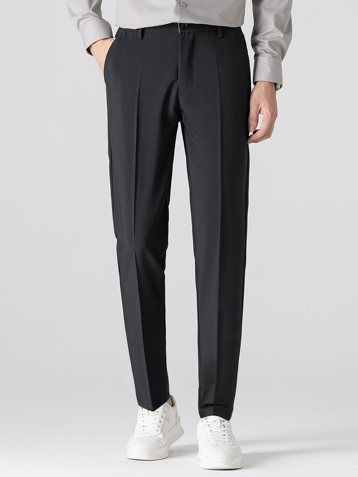 Saazoo | Men's Slim Fit Striped Shirt & Pants Set