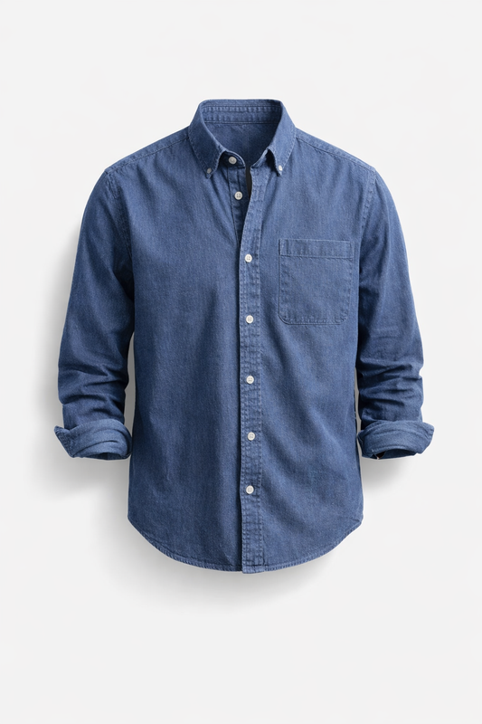 Saazoo | Men's Cotton Blend Button-Up Shirt