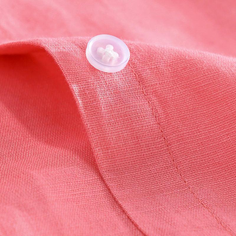 Saazoo | Men's Cotton Blend Long Sleeve Button-Up Shirt