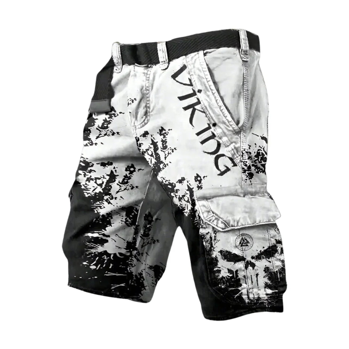 Saazoo | Men's Relaxed Printed Cargo Shorts