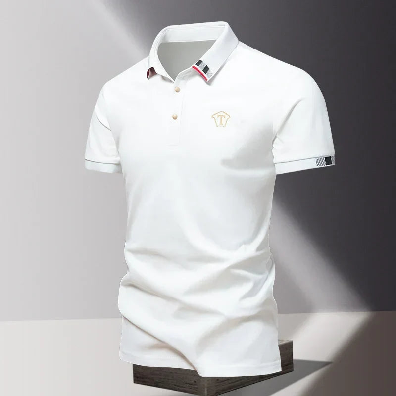 Saazoo | Men's Quarter Zip Polo Shirt