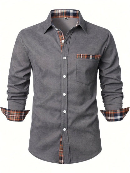 Saazoo | Men's Button-Up Camp Collar Shirt