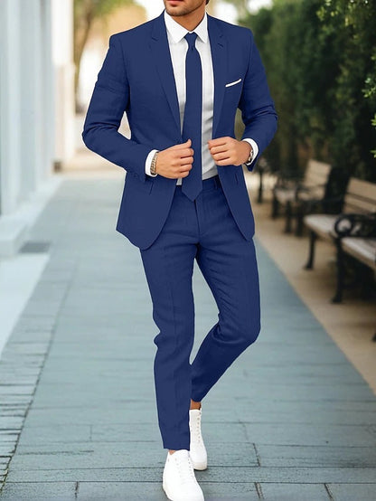 Saazoo | Men's Two-Piece Summer Suit Set