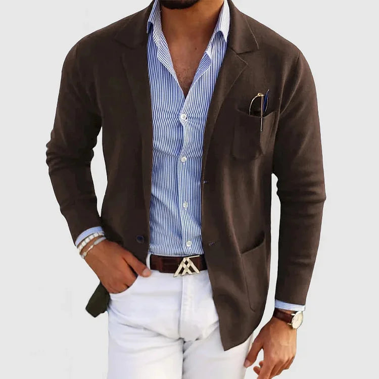 Saazoo | Men's Soft Plain Casual Jacket