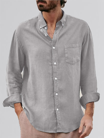 Saazoo | Men's Classic Lapel Collar Shirt