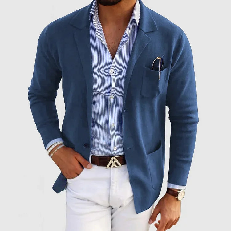 Saazoo | Men's Soft Plain Casual Jacket