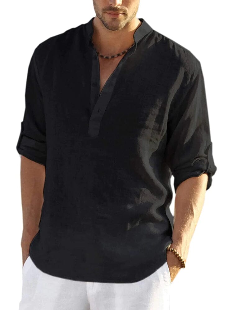 Saazoo | Men's Cotton Blend Casual Shirt
