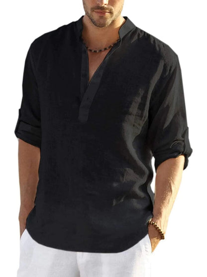 Saazoo | Men's Cotton Blend Casual Shirt