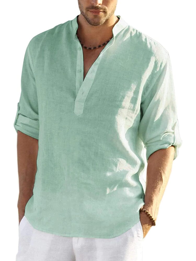 Saazoo | Men's Cotton Blend Casual Shirt