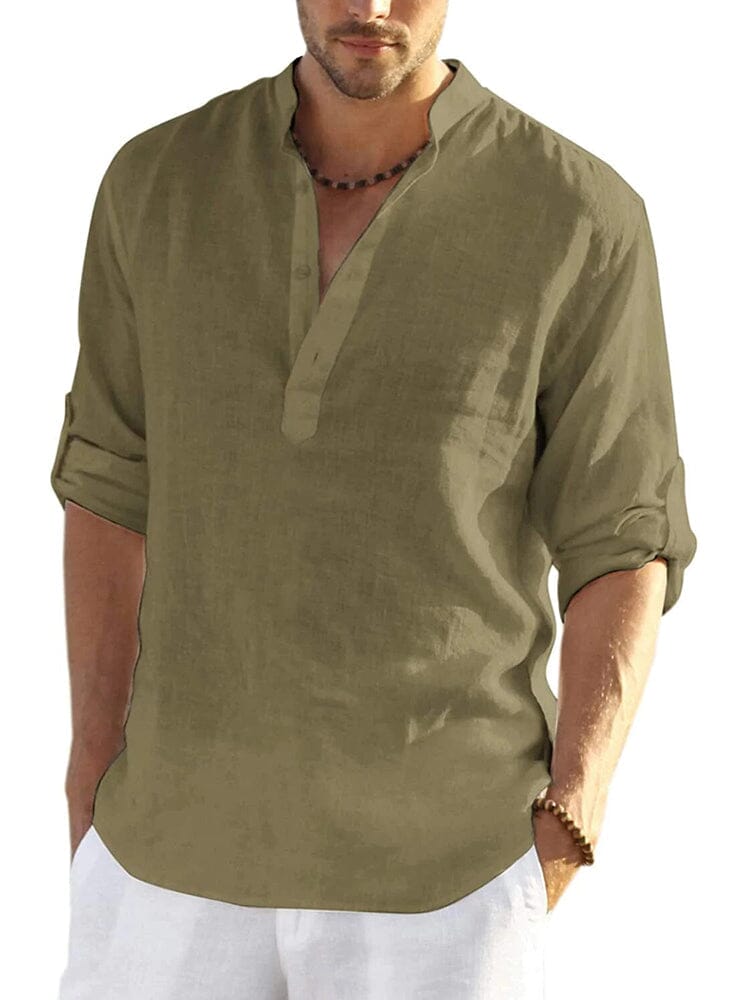 Saazoo | Men's Cotton Blend Casual Shirt