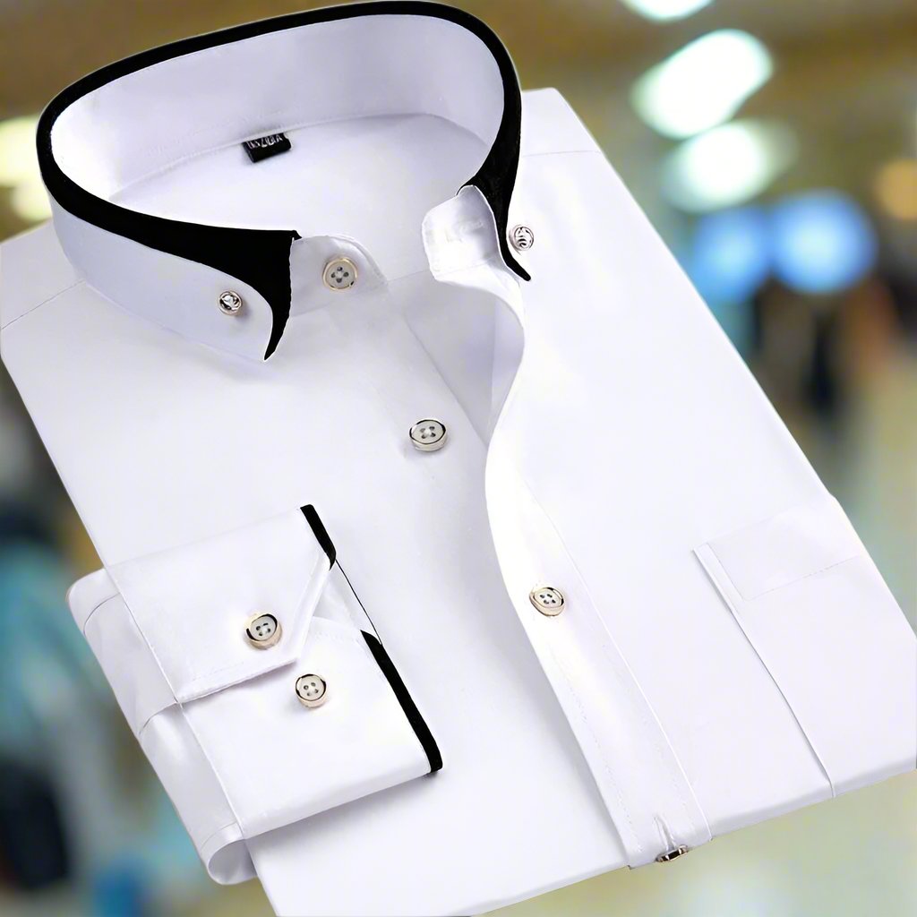 Saazoo | Men's Long Sleeve Button-Up Shirt