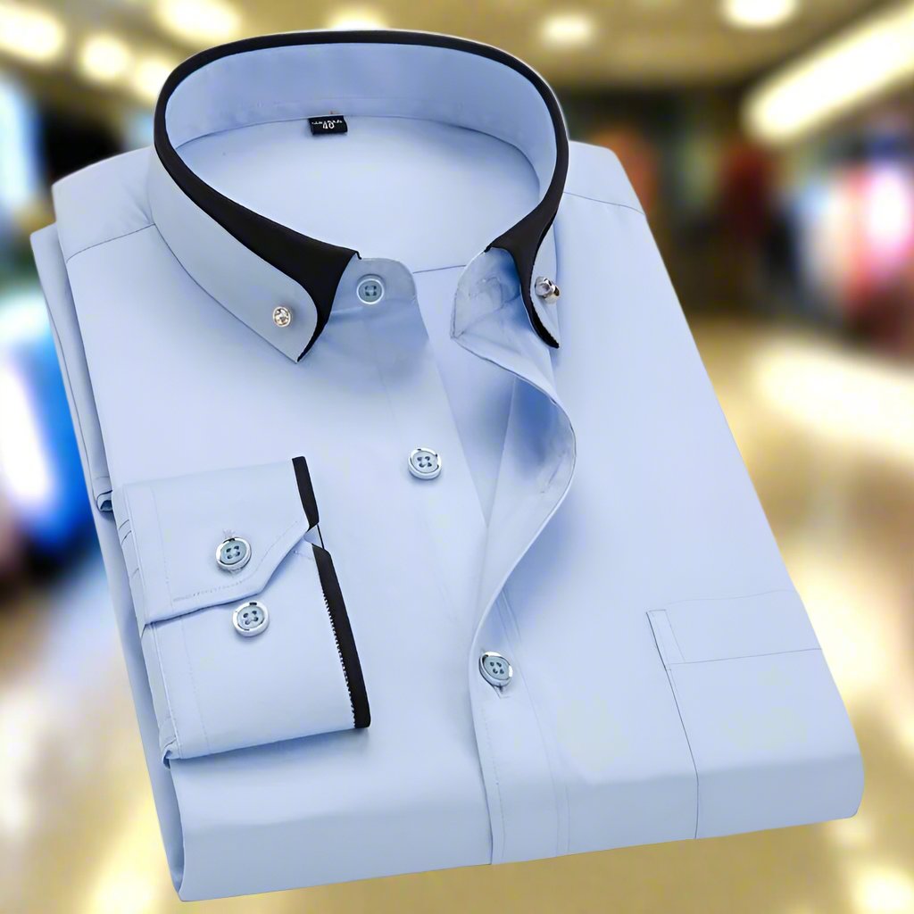 Saazoo | Men's Long Sleeve Button-Up Shirt