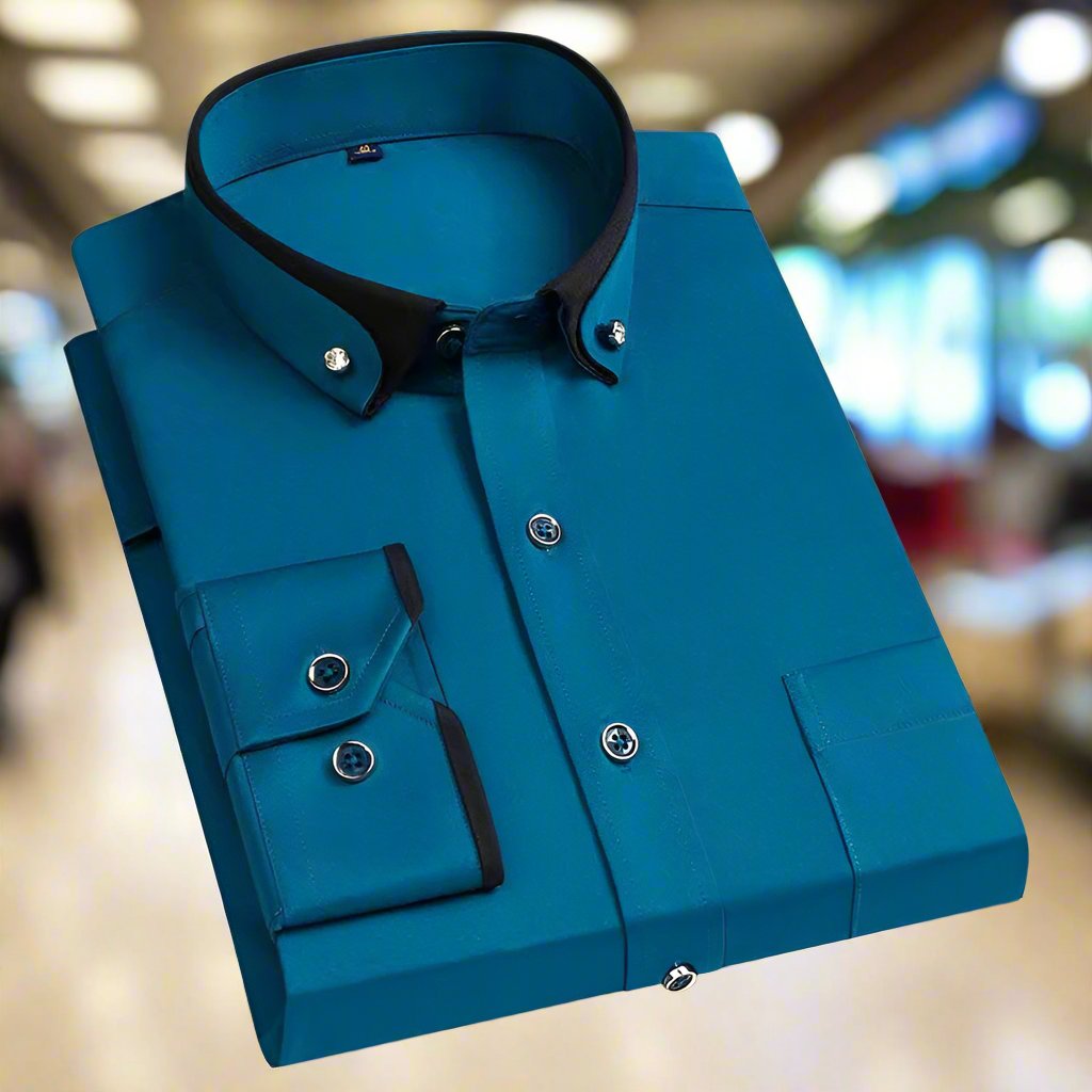 Saazoo | Men's Long Sleeve Button-Up Shirt