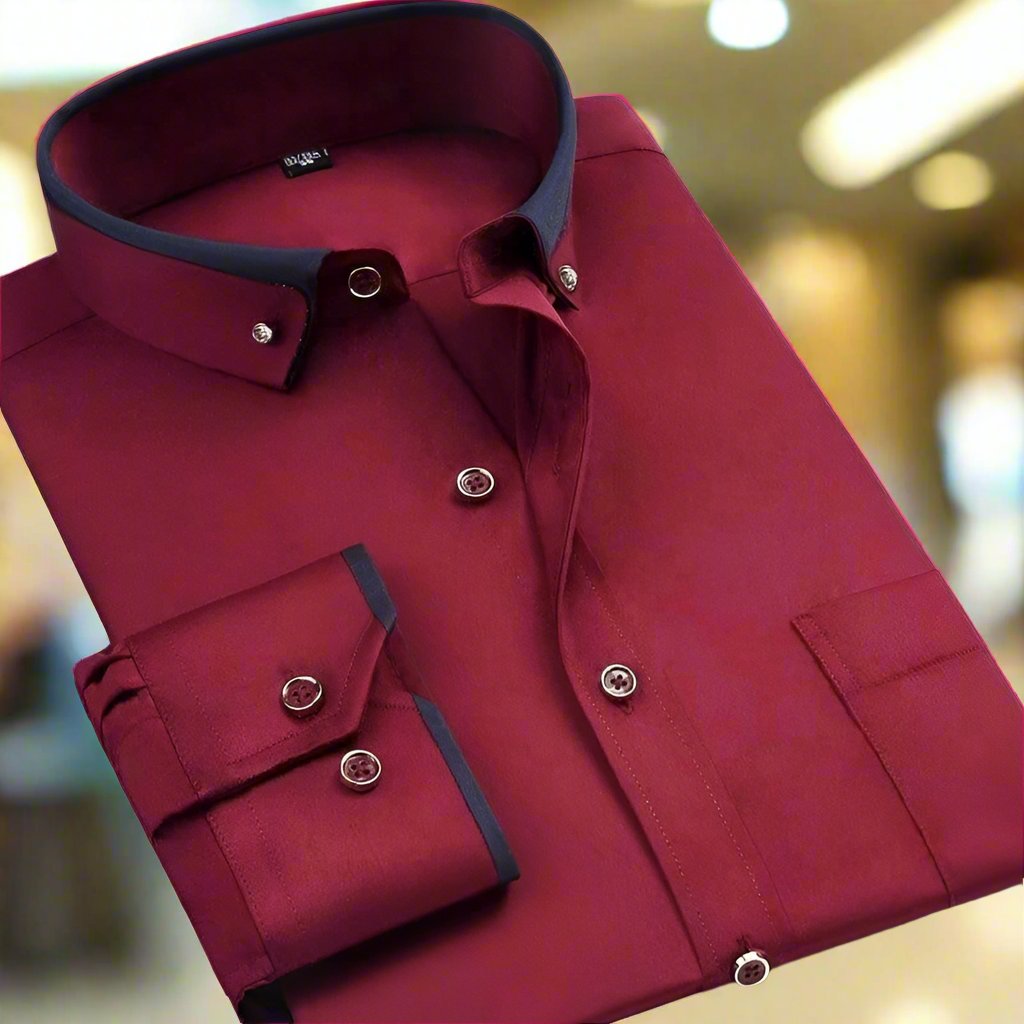 Saazoo | Men's Long Sleeve Button-Up Shirt