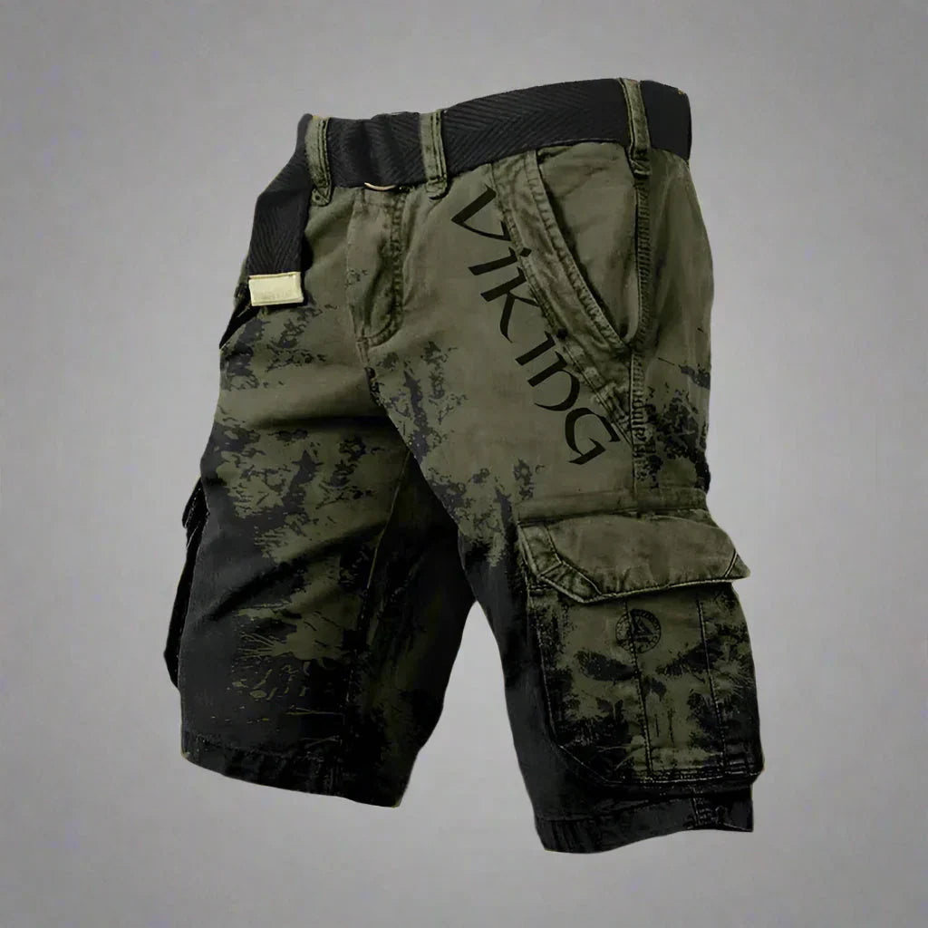 Saazoo | Men's Relaxed Printed Cargo Shorts