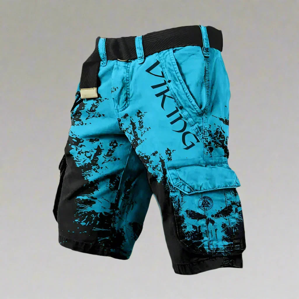 Saazoo | Men's Relaxed Printed Cargo Shorts