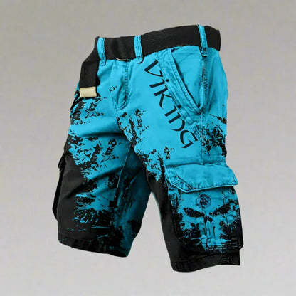 Saazoo | Men's Relaxed Printed Cargo Shorts
