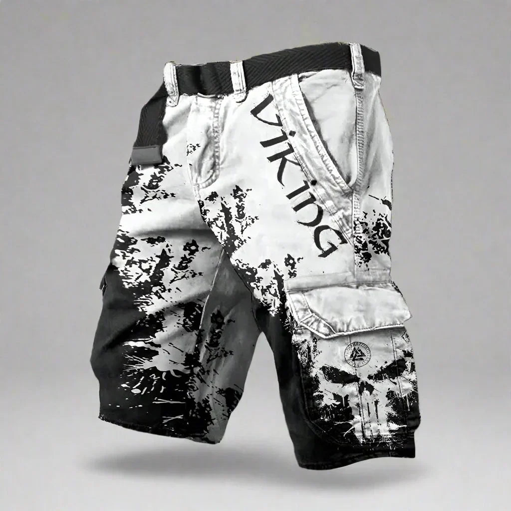 Saazoo | Men's Relaxed Printed Cargo Shorts