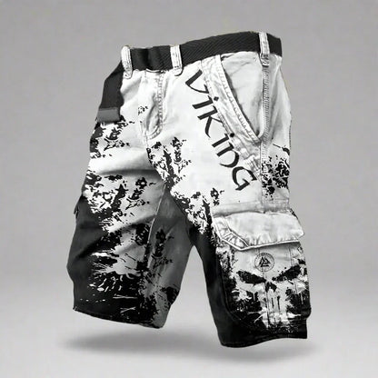 Saazoo | Men's Relaxed Printed Cargo Shorts