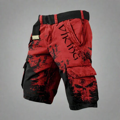 Saazoo | Men's Relaxed Printed Cargo Shorts
