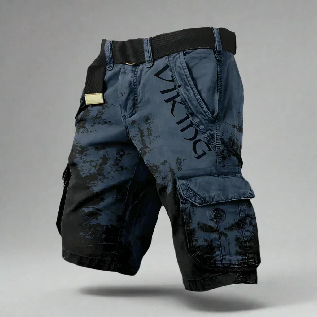 Saazoo | Men's Relaxed Printed Cargo Shorts