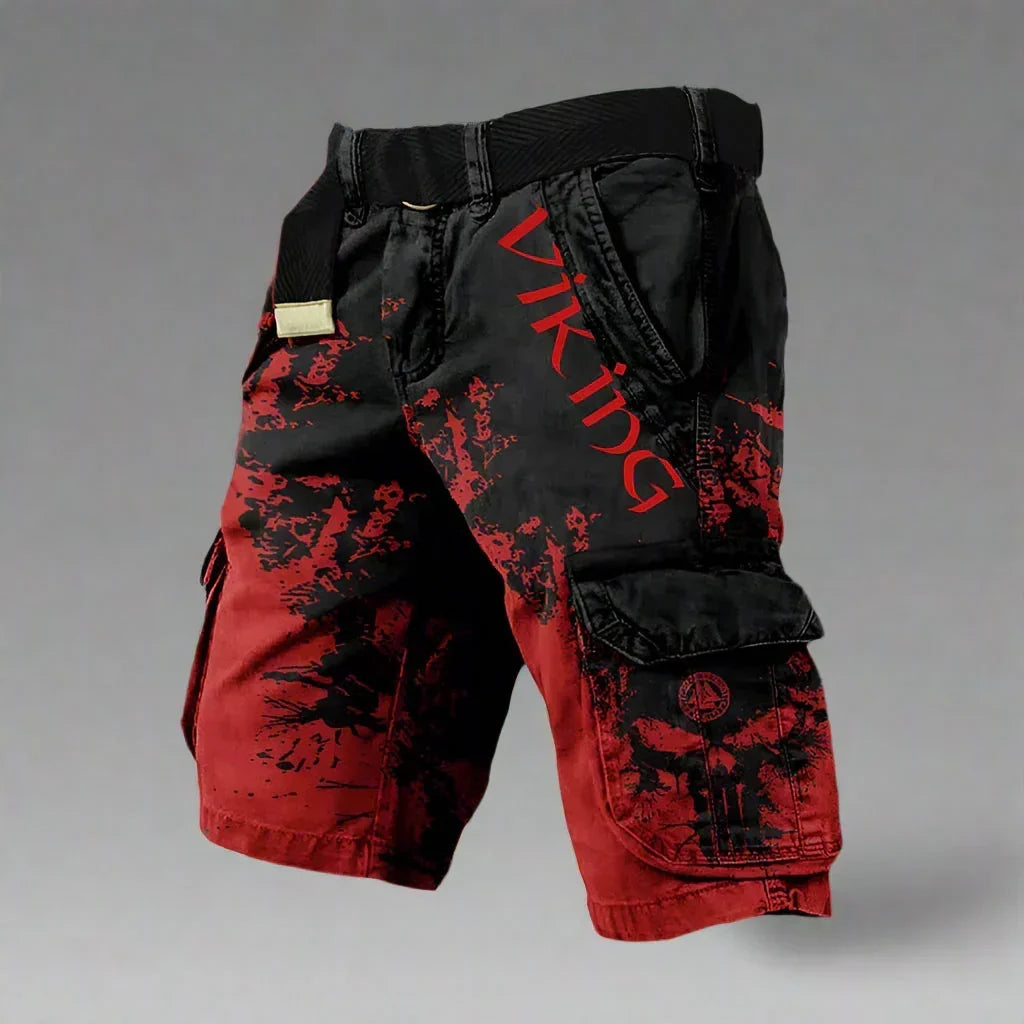 Saazoo | Men's Relaxed Printed Cargo Shorts