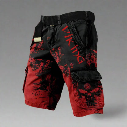 Saazoo | Men's Relaxed Printed Cargo Shorts