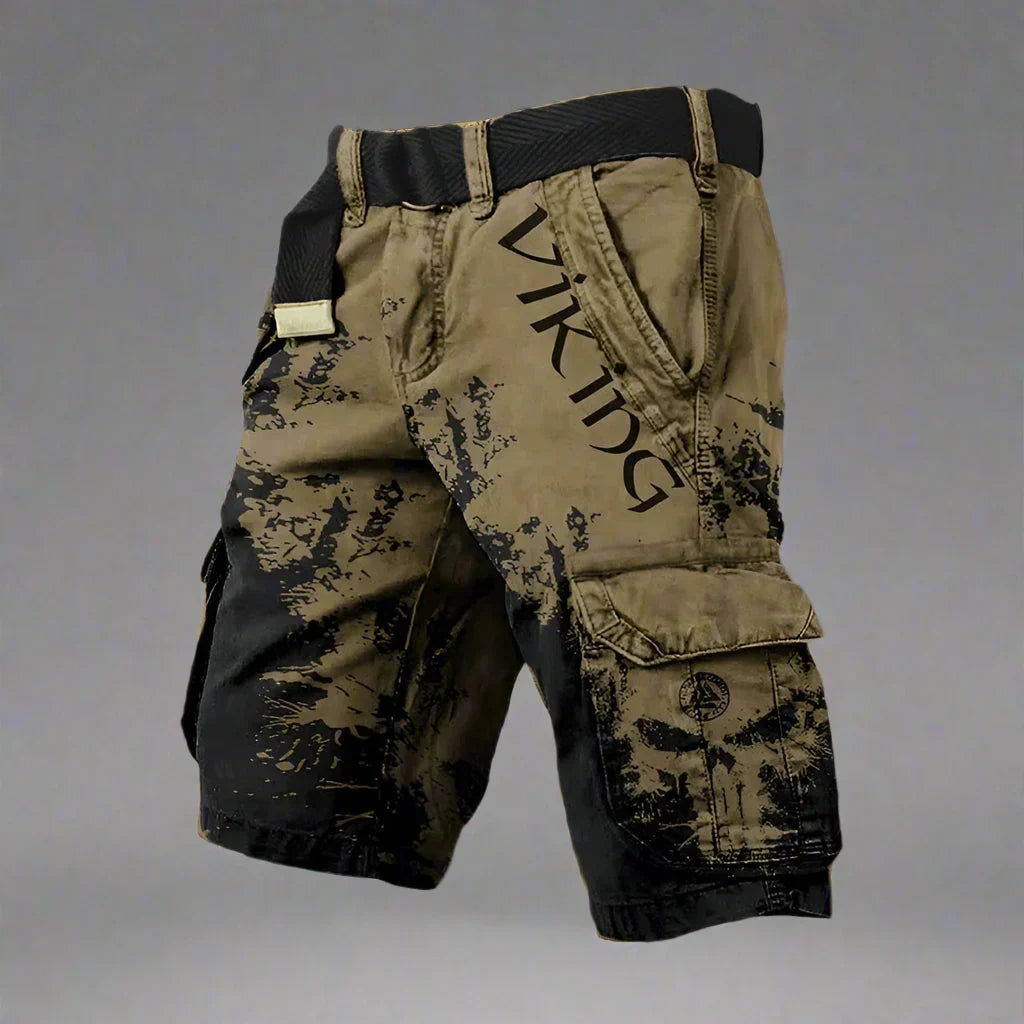 Saazoo | Men's Relaxed Printed Cargo Shorts