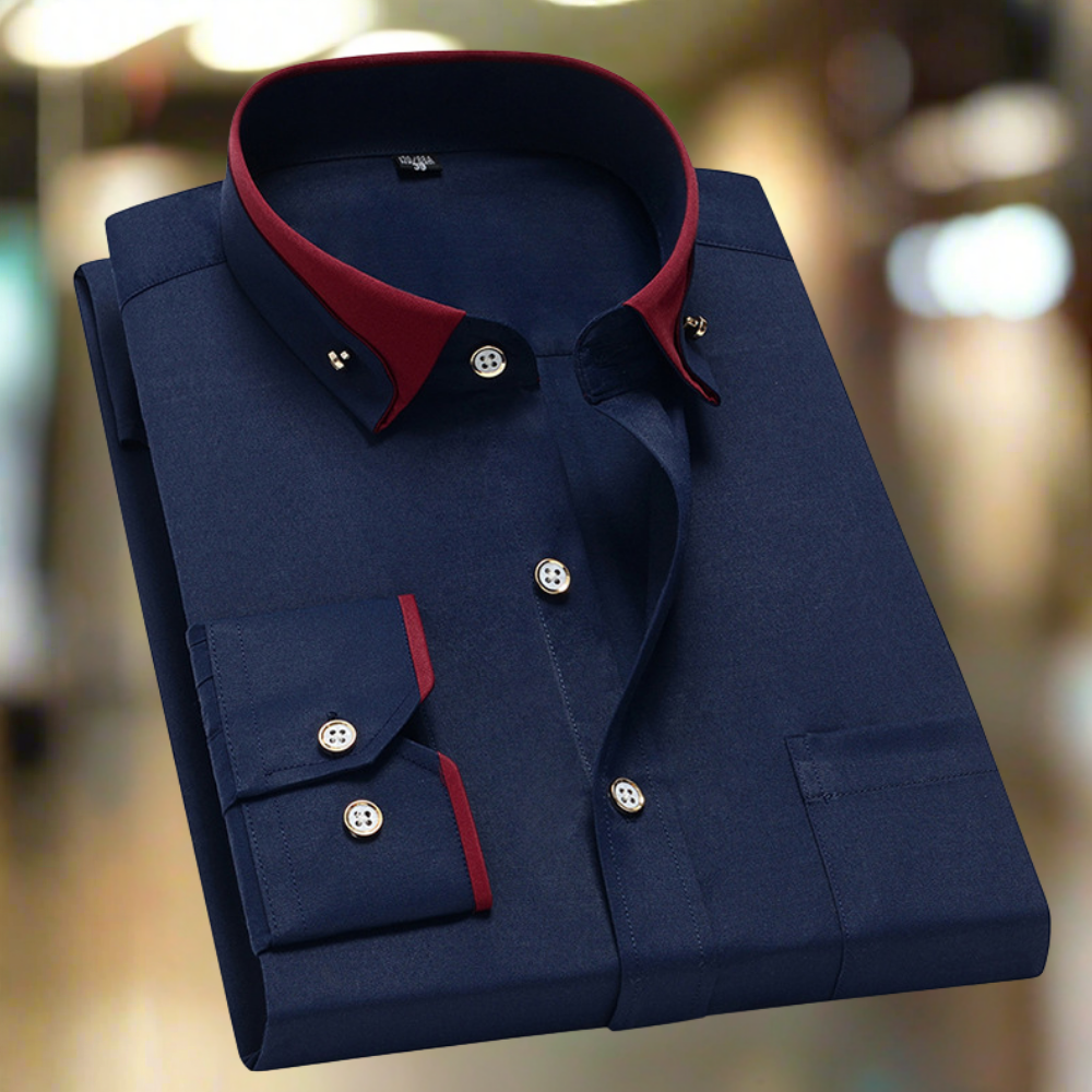 Saazoo | Men's Long Sleeve Button-Up Shirt