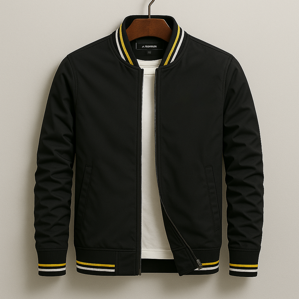 Saazoo | Men's Striped Summer Bomber Jacket