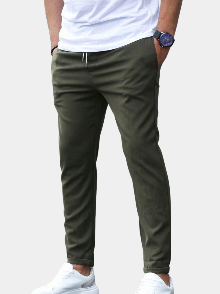 Saazoo | Men's Straight Leg Casual Pants