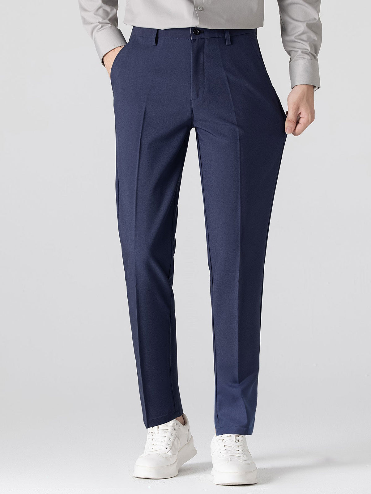 Saazoo | Men's Slim Fit Striped Shirt & Pants Set