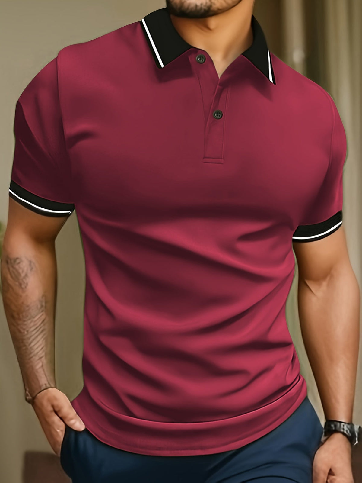 Saazoo | Men's Relaxed Camp Collar Summer Shirt
