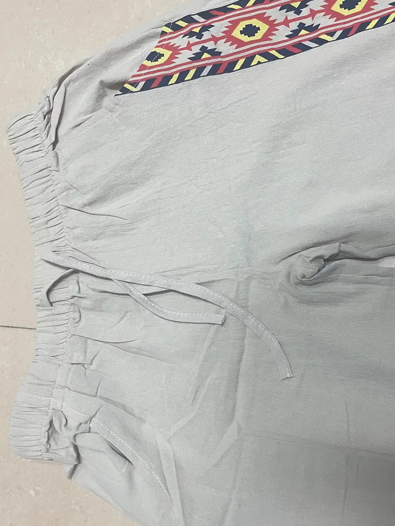 Saazoo | Men's Relaxed Cotton Blend Boho Pants