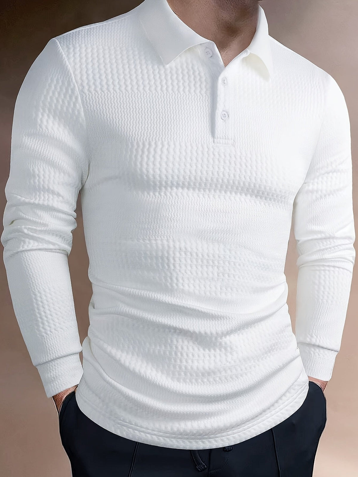 Saazoo | Men's Slim Fit Knit Button Cardigan