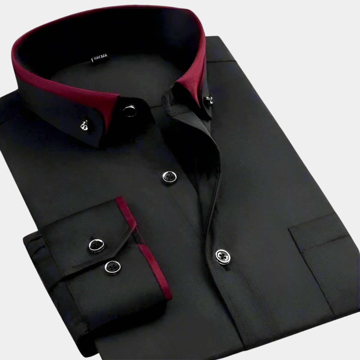 Saazoo | Men's Long Sleeve Cotton Blend Classic Shirt