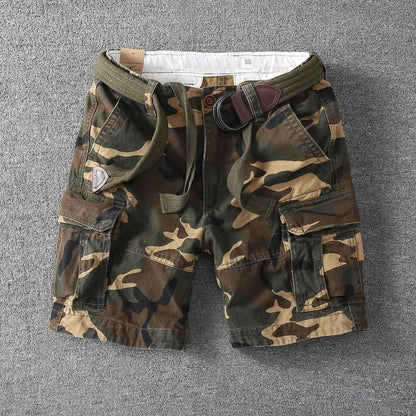 Saazoo | Men's Cotton Blend Cargo Shorts