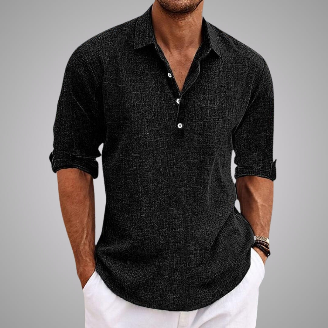Saazoo | Men's Linen Summer Shirt