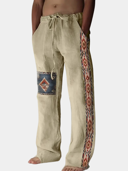 Saazoo | Men's Relaxed Cotton Blend Boho Pants