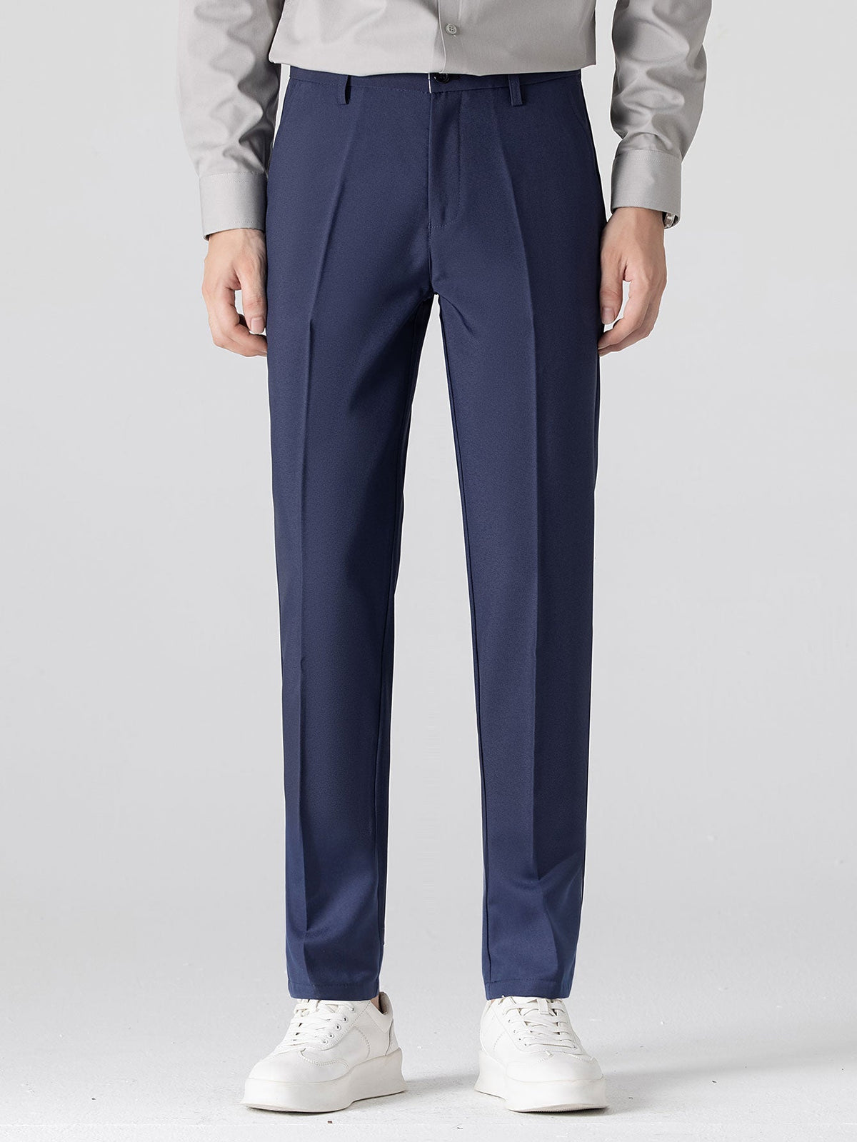 Saazoo | Men's Slim Fit Striped Shirt & Pants Set