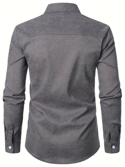 Saazoo | Men's Button-Up Camp Collar Shirt
