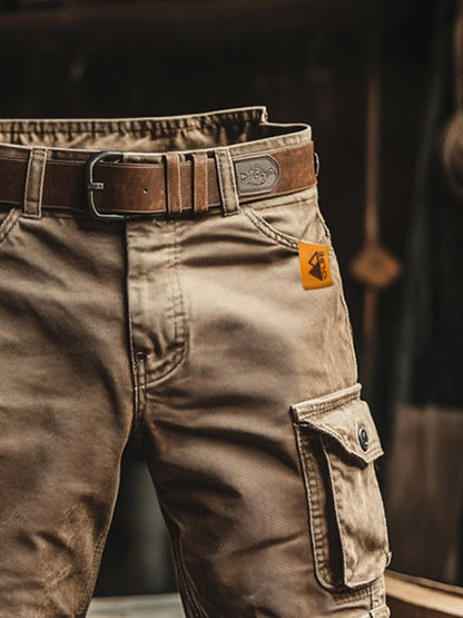 Saazoo | Men's Cotton Blend Cargo Shorts