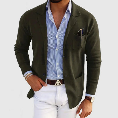 Saazoo | Men's Soft Plain Casual Jacket