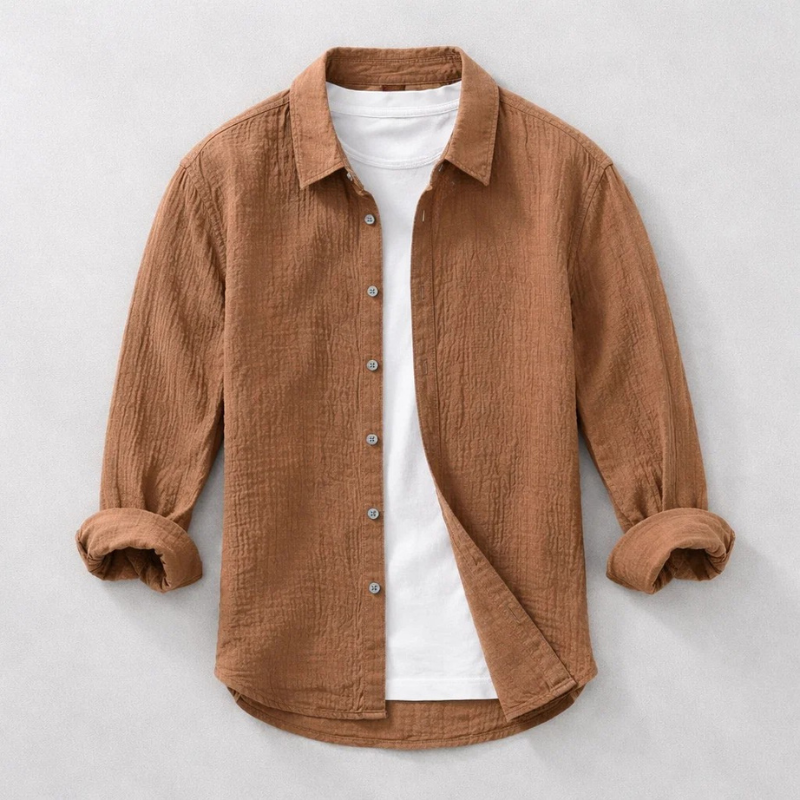 Saazoo | Men's Relaxed Double Gauze Shirt