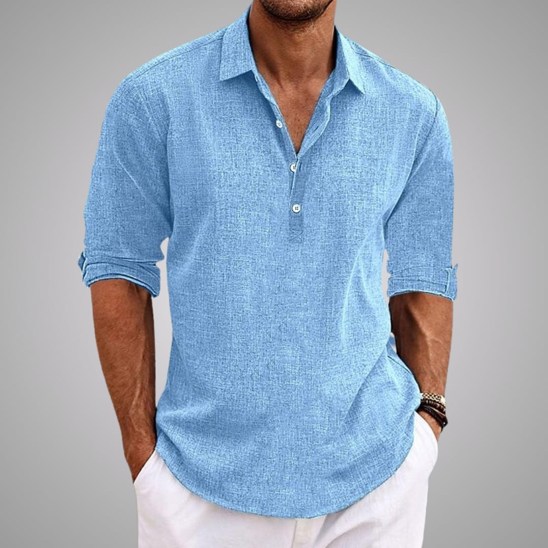 Saazoo | Men's Linen Summer Shirt