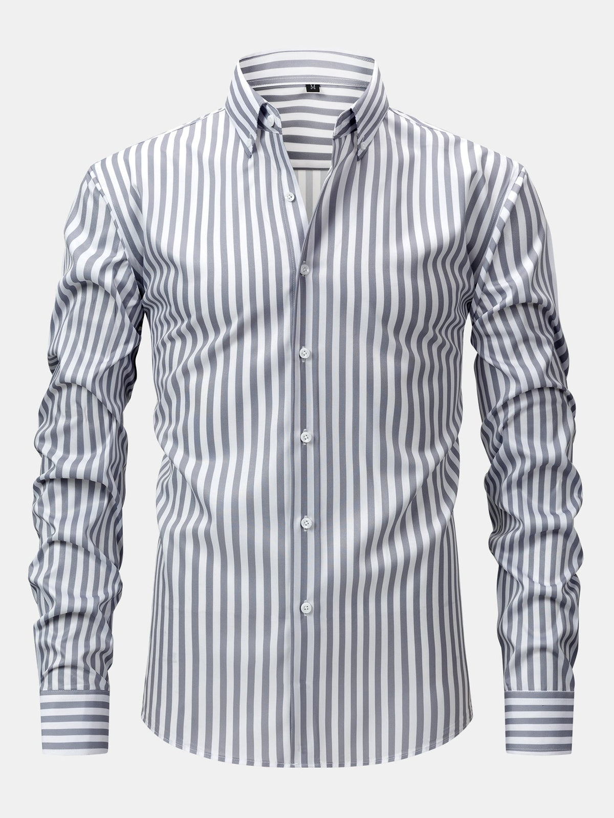 Saazoo | Men's Slim Fit Striped Shirt & Pants Set