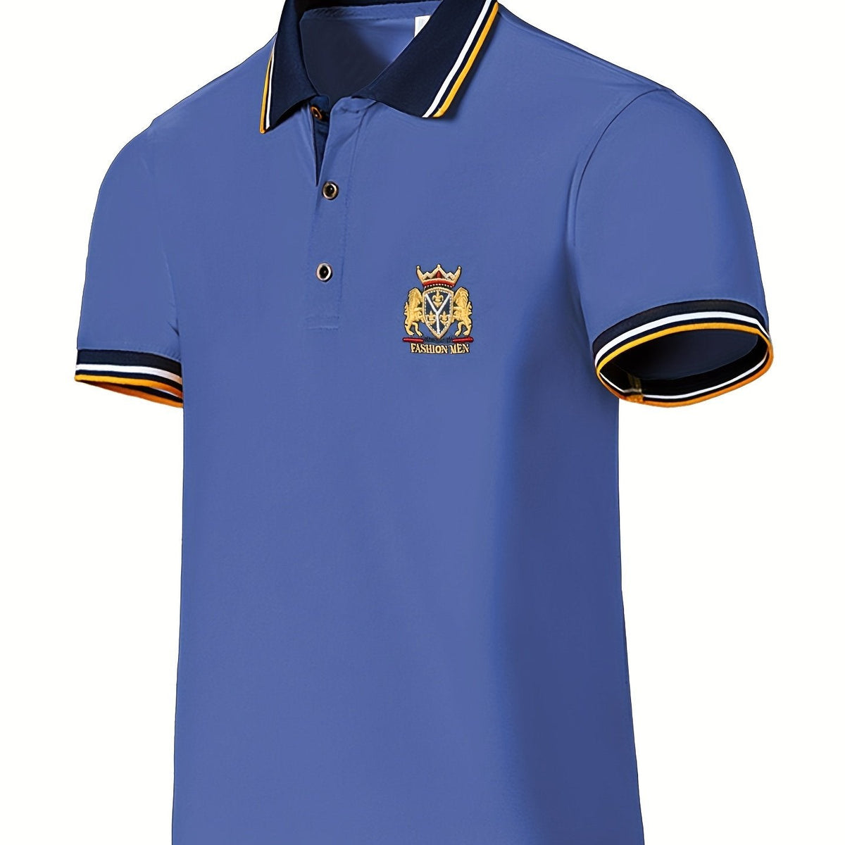 Saazoo | Men's Embroidered Cotton Blend Shirt