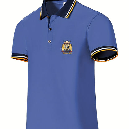 Saazoo | Men's Embroidered Cotton Blend Shirt