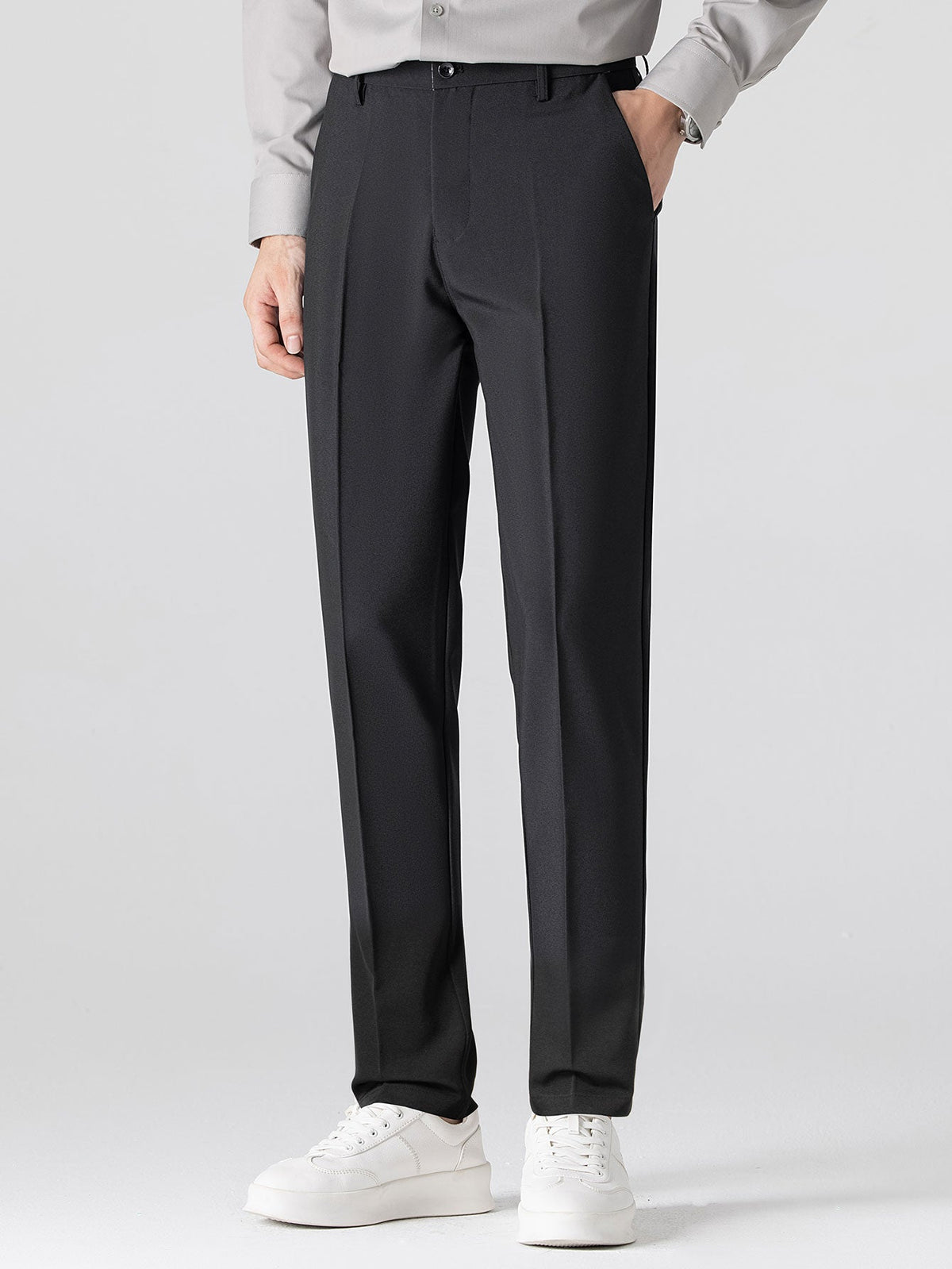Saazoo | Men's Jacquard Polo & Slim Fit Pants Set